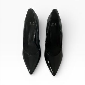 MARC FISHER LTD Glossy Black Pointed Toe Heels Sz 8